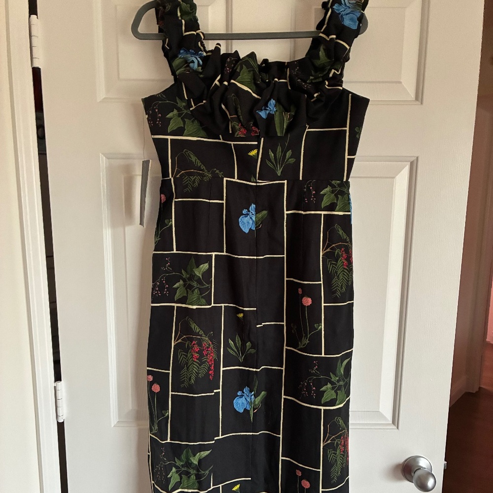 NWT Tuckernuck Suze Fresher Buds midi dress 8 M - Picture 8 of 15